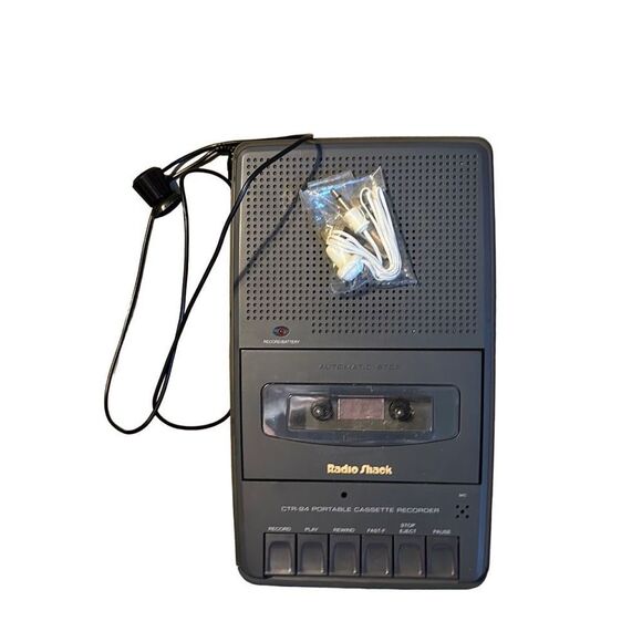 Vintage Radio Shack Cassette‎ Tape Recorder - Picture 1 of 4